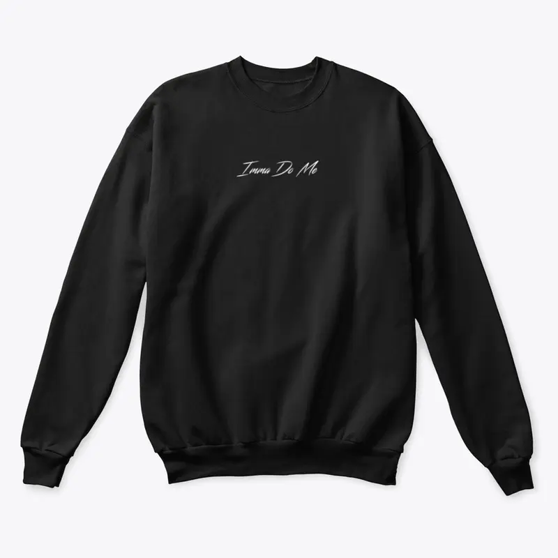 "IDM" Black/White Crewneck Sweatshirt