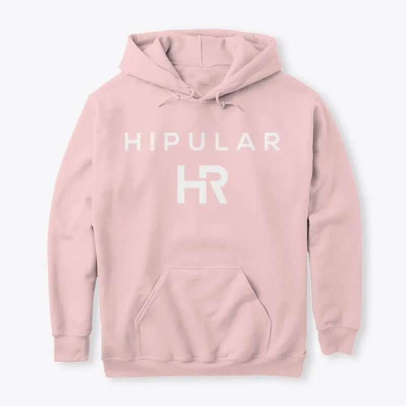 Classic White Logo / Pink Hoodie