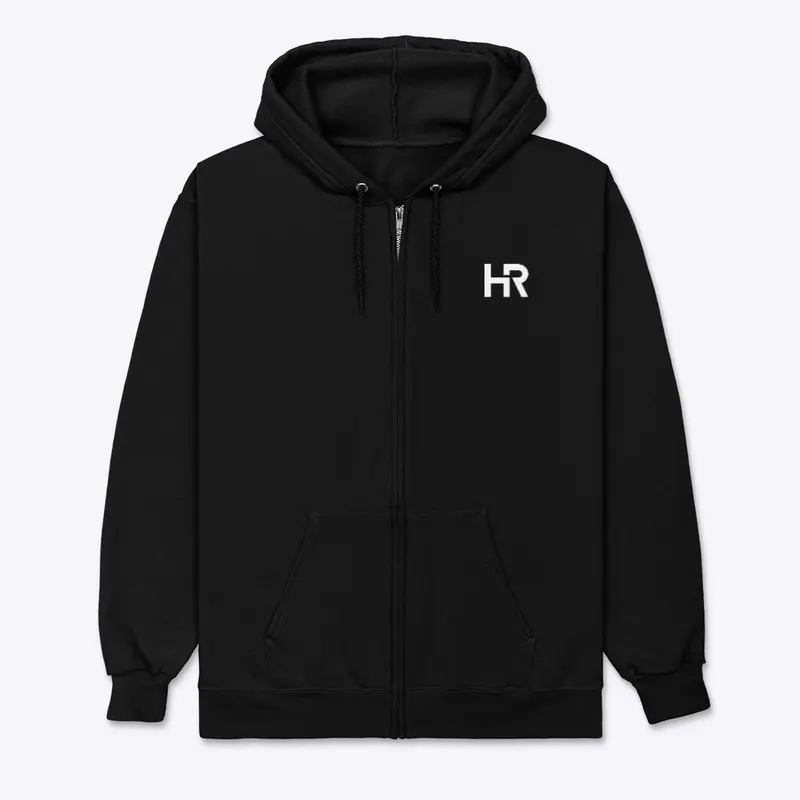 Black HR Full-Zip Hoodie