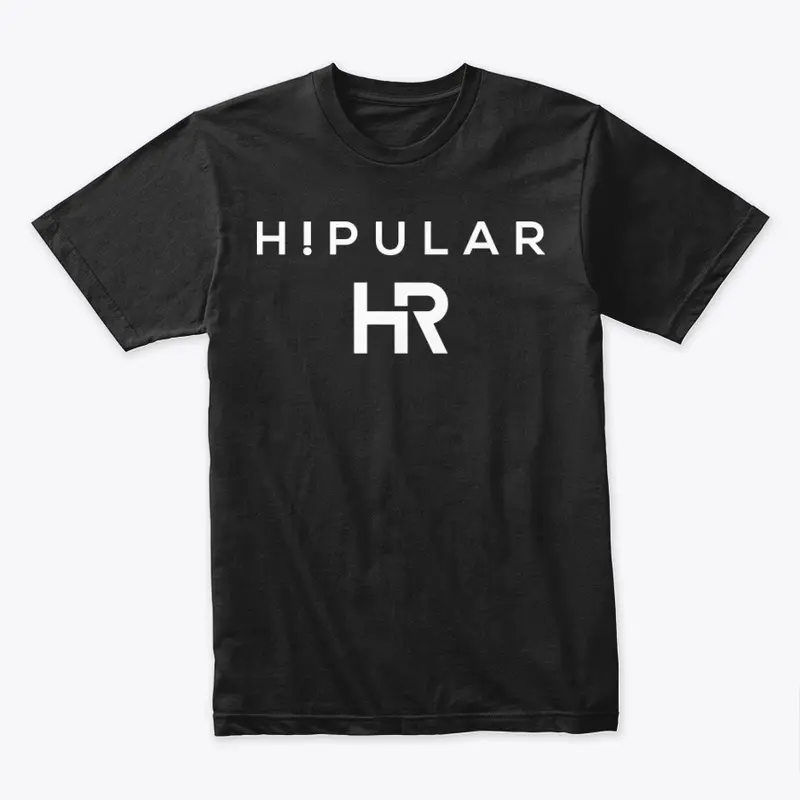 Classic White Logo / Black T-Shirt