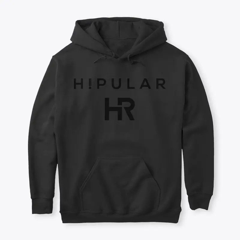 Classic Black Logo / Black Hoodie