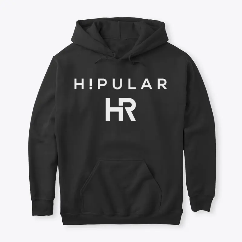 Classic White Logo / Black Hoodie