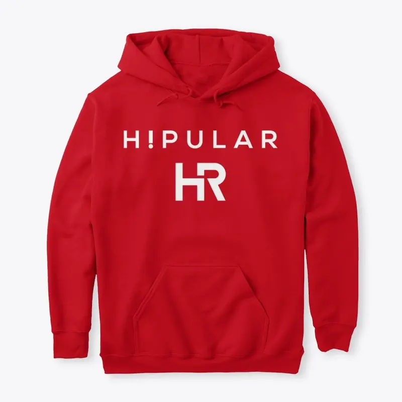 Classic White Logo / Red Hoodie