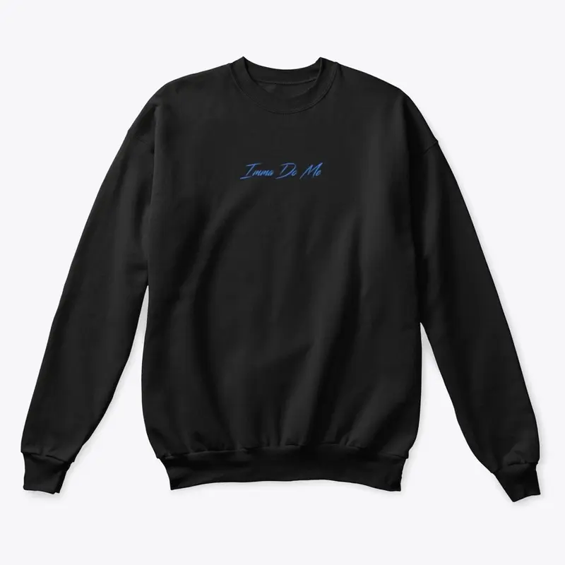 "IDM" Black/Blue Crewneck Sweatshirt