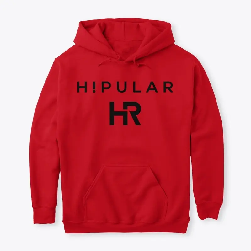 Classic Black Logo / Red Hoodie